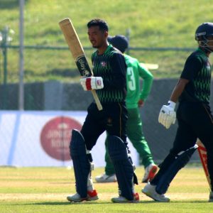 Arjun Saud Half Century
