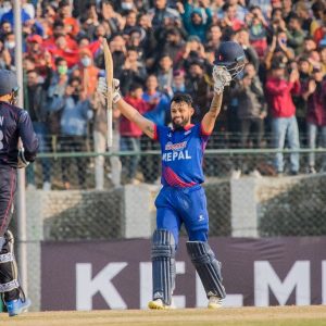 Kushal Bhurtel Century