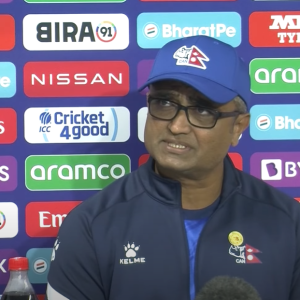 Nepal Cricket Team head coach Monty Desai