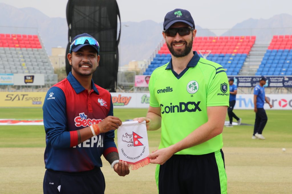 Nepal and Ireland have met three times in T20 Internationals, with Nepal being defeated all three times.