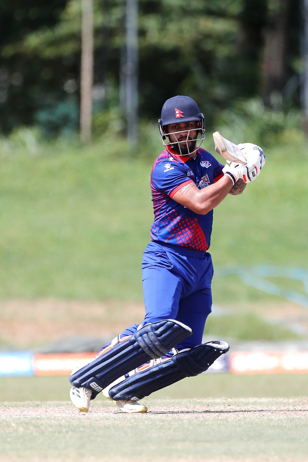 Opener Kushal Bhurtel scored the highest 71 runs for Nepal during which he hit 9 fours and 4 sixes in 43 balls.