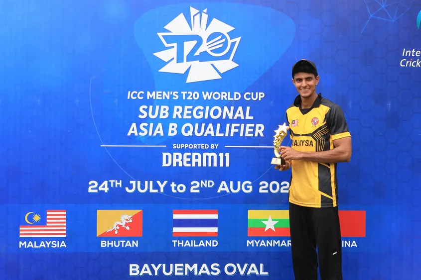 Virandeep Singh was crowned Player-of-the-tournament for scoring 102 runs and picking up four wickets in as many matches.