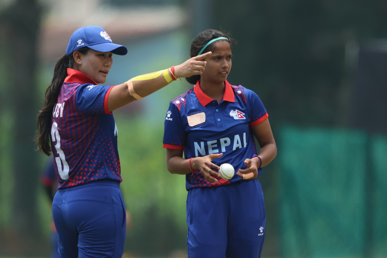 Rubina Chhetry with Puja Mahato