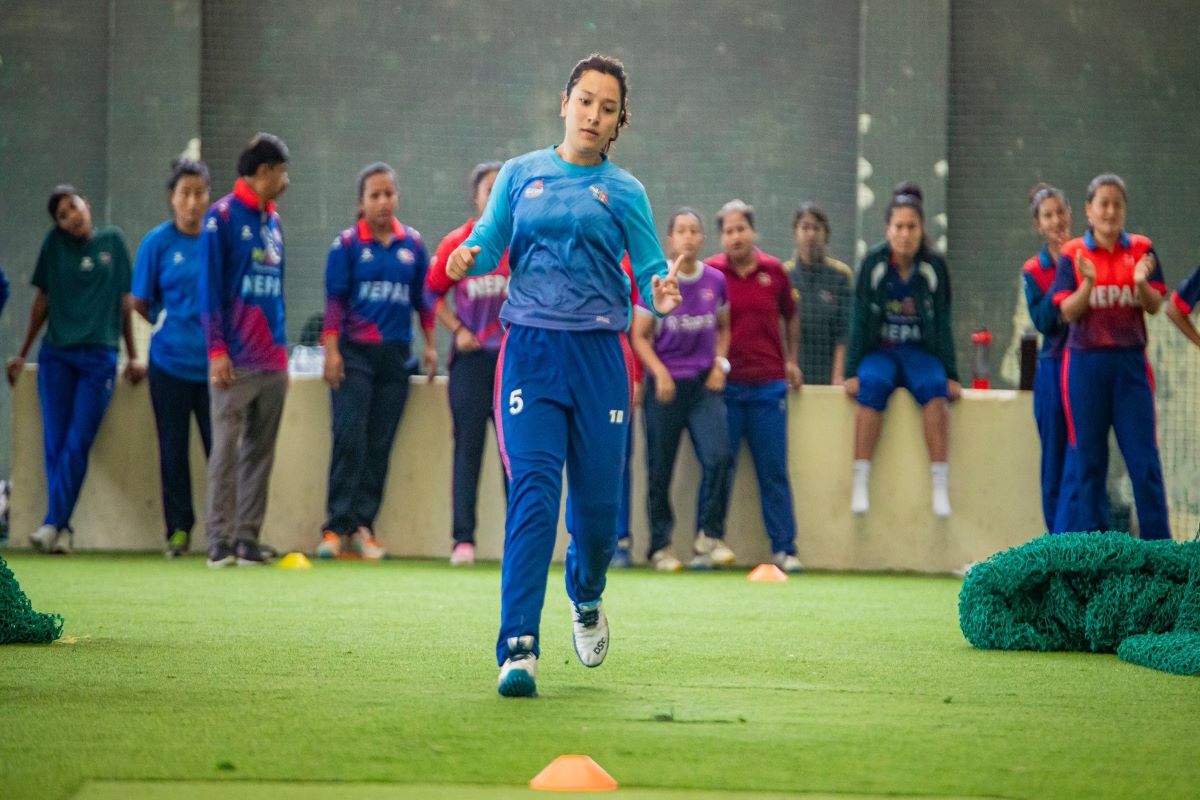 Khushi Dangol, hailing from Bagmati Province, is a leg-spinner