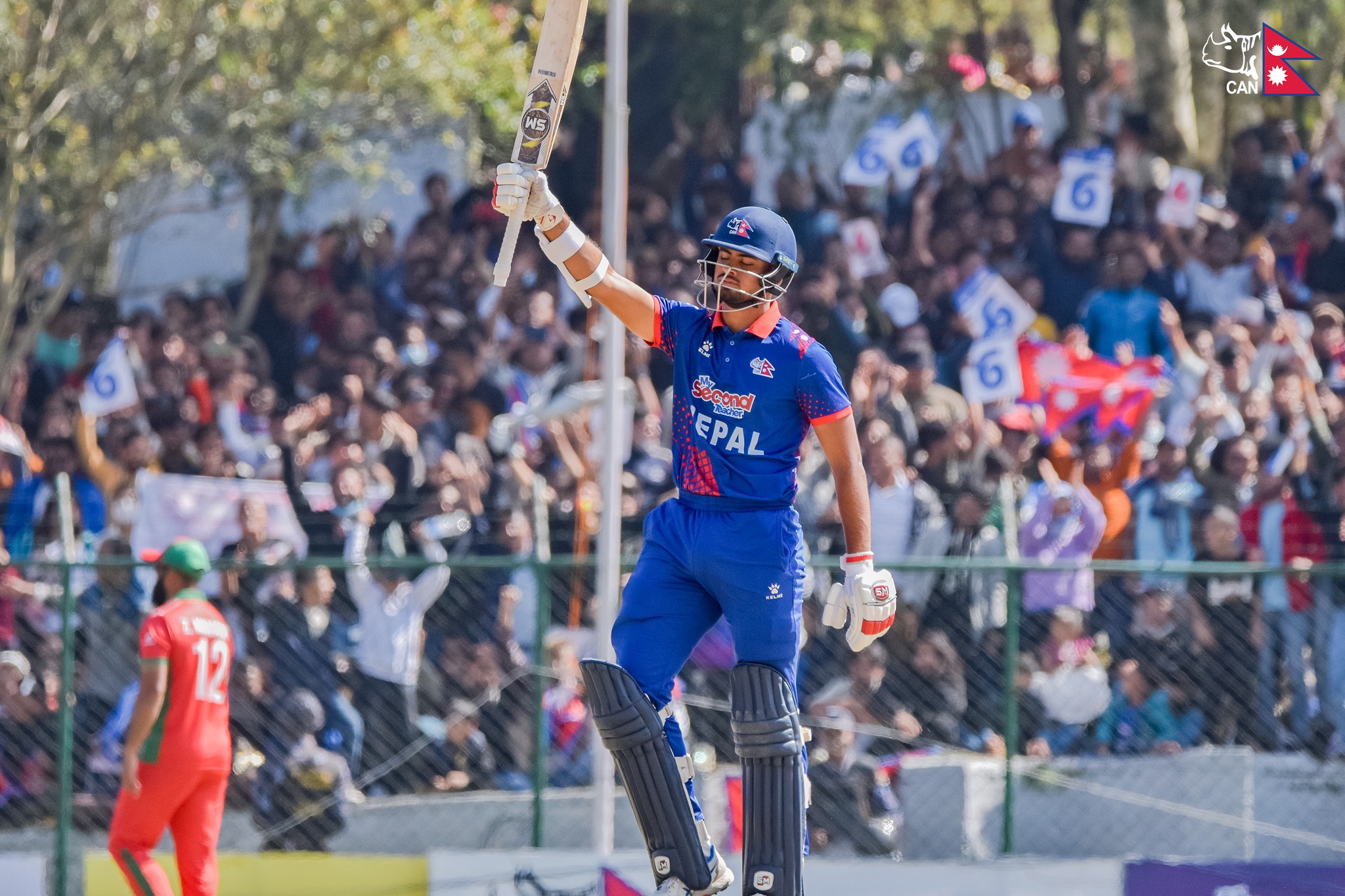 gulsan jha half century vs oman
