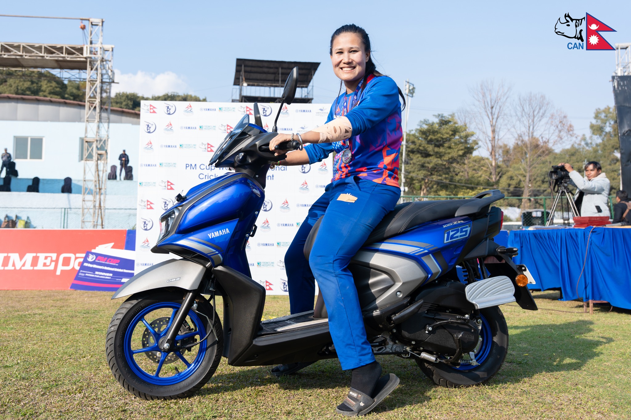 Rubina Chhetry, the captain of Koshi Province, was rightfully named the Player of the Series