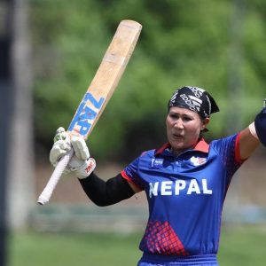Rubina Chhetry Century vs Maldives