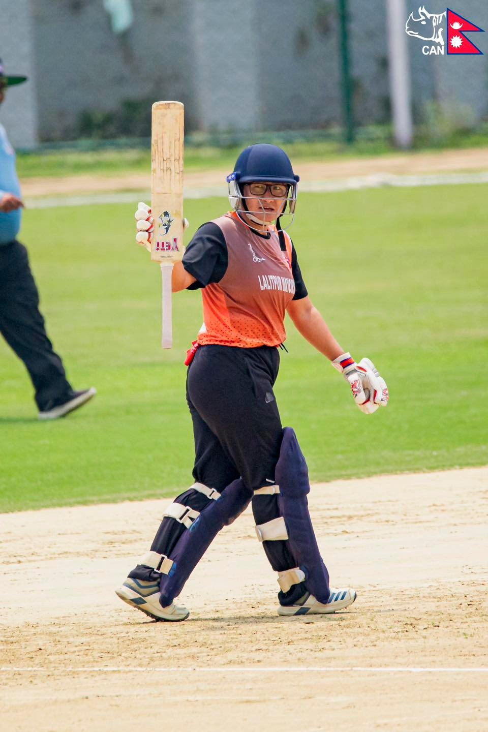 Captain Sita Rana Magar scored 74 runs off 55 balls, including 8 fours.
