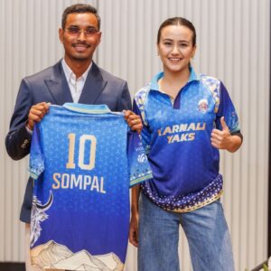 Sompal Kami & Swastima Khadka , Karnali Yaks Jersey for Nepal Premier League