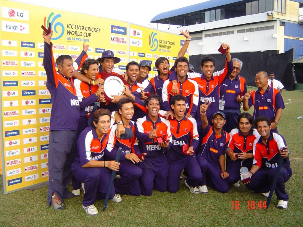 Sharad Vesawkar — key member of Nepal’s U-19 team that beat South Africa and New Zealand to win the 2006 U-19 World Cup Plate Championship.